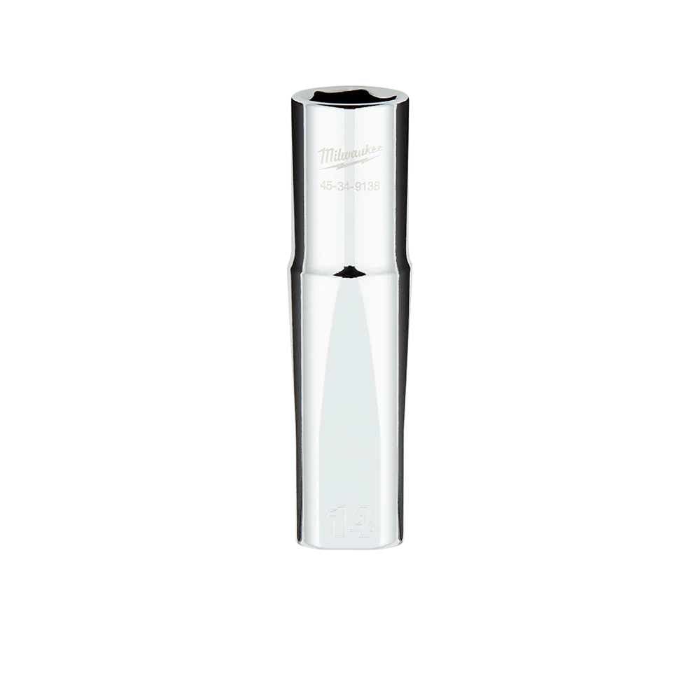 Milwaukee 1/2" Drive Socket  Metric Deep 14mm - 45349138