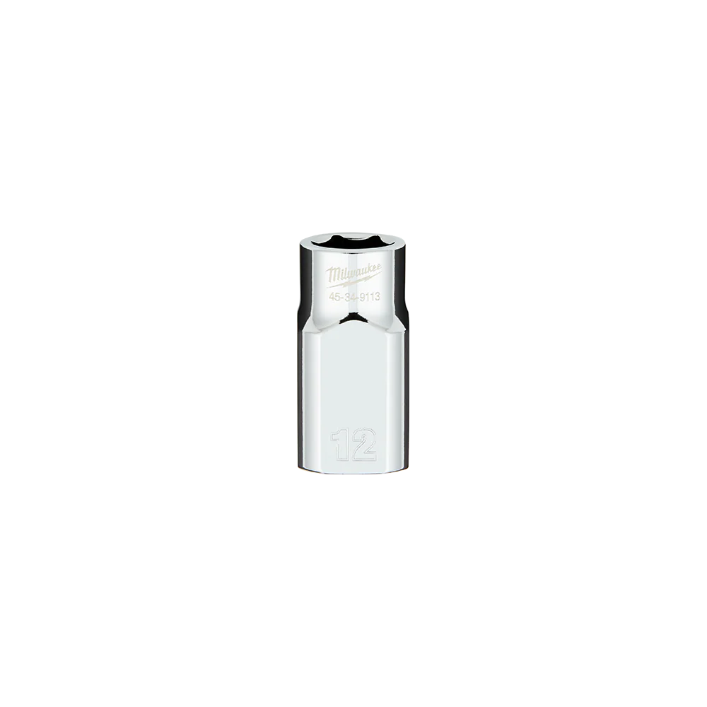 Milwaukee 1/2" Drive Socket  Metric Standard 12mm - 45349113
