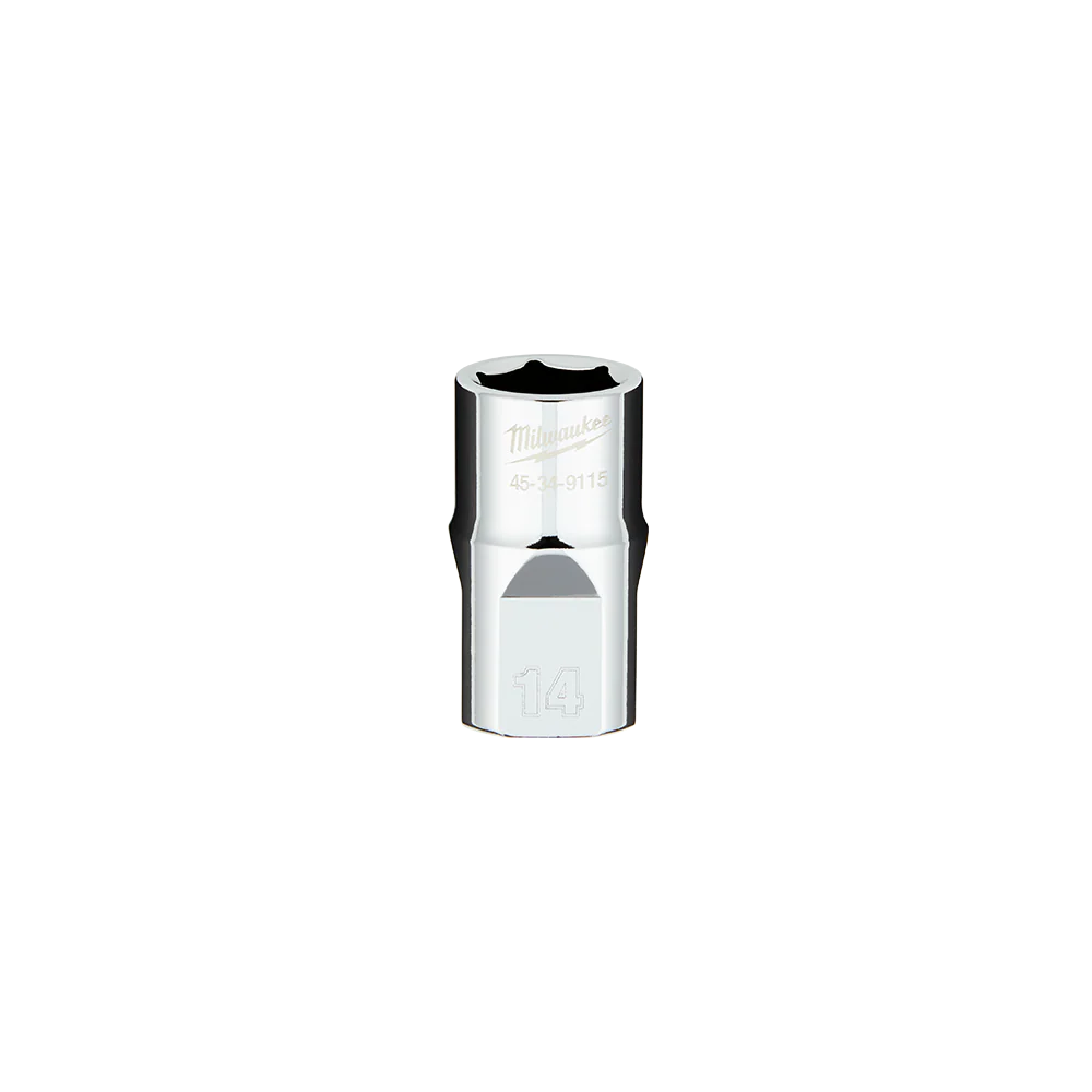 Milwaukee 1/2" Drive Socket  Metric Standard 14mm - 45349115