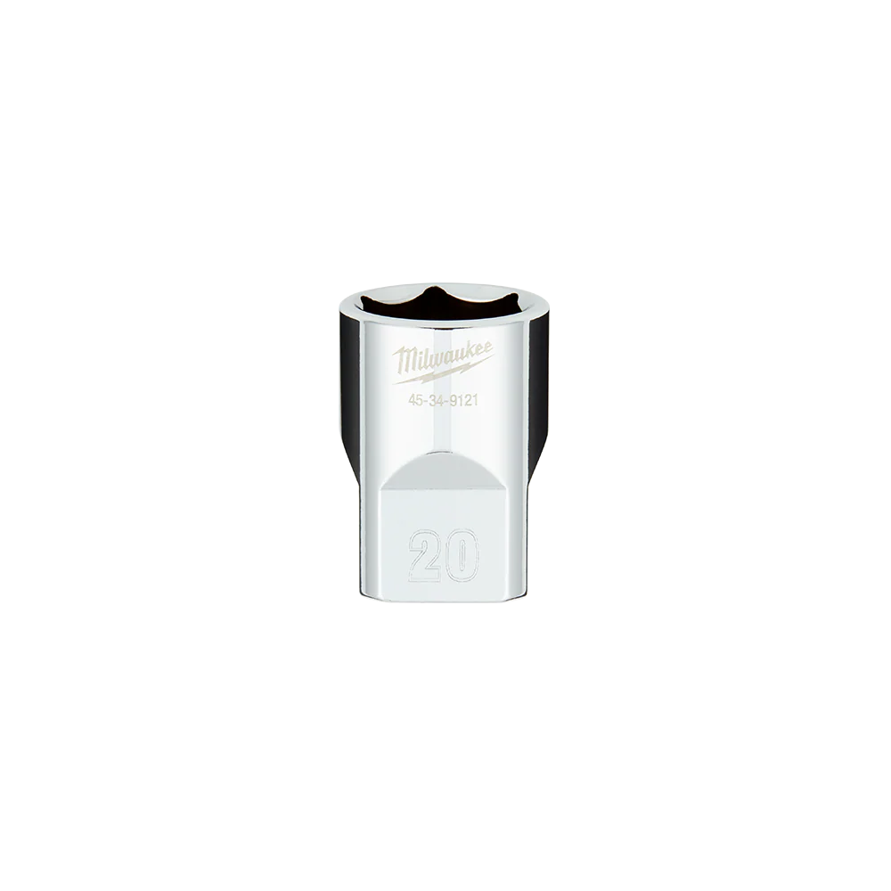 Milwaukee 1/2" Drive Socket Metric Standard 20mm - 45349121