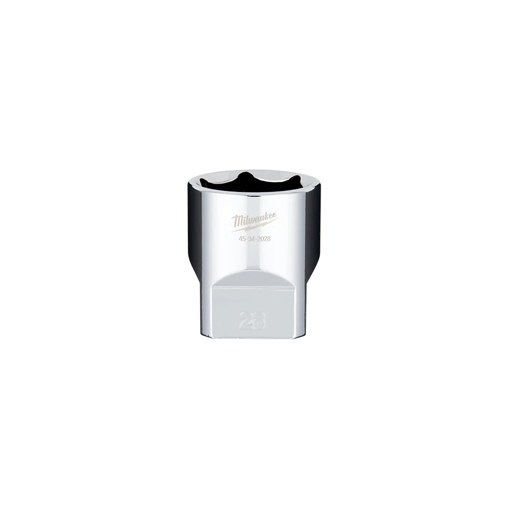 Milwaukee 1/2" Drive Socket  Metric Standard 28mm - 45342028