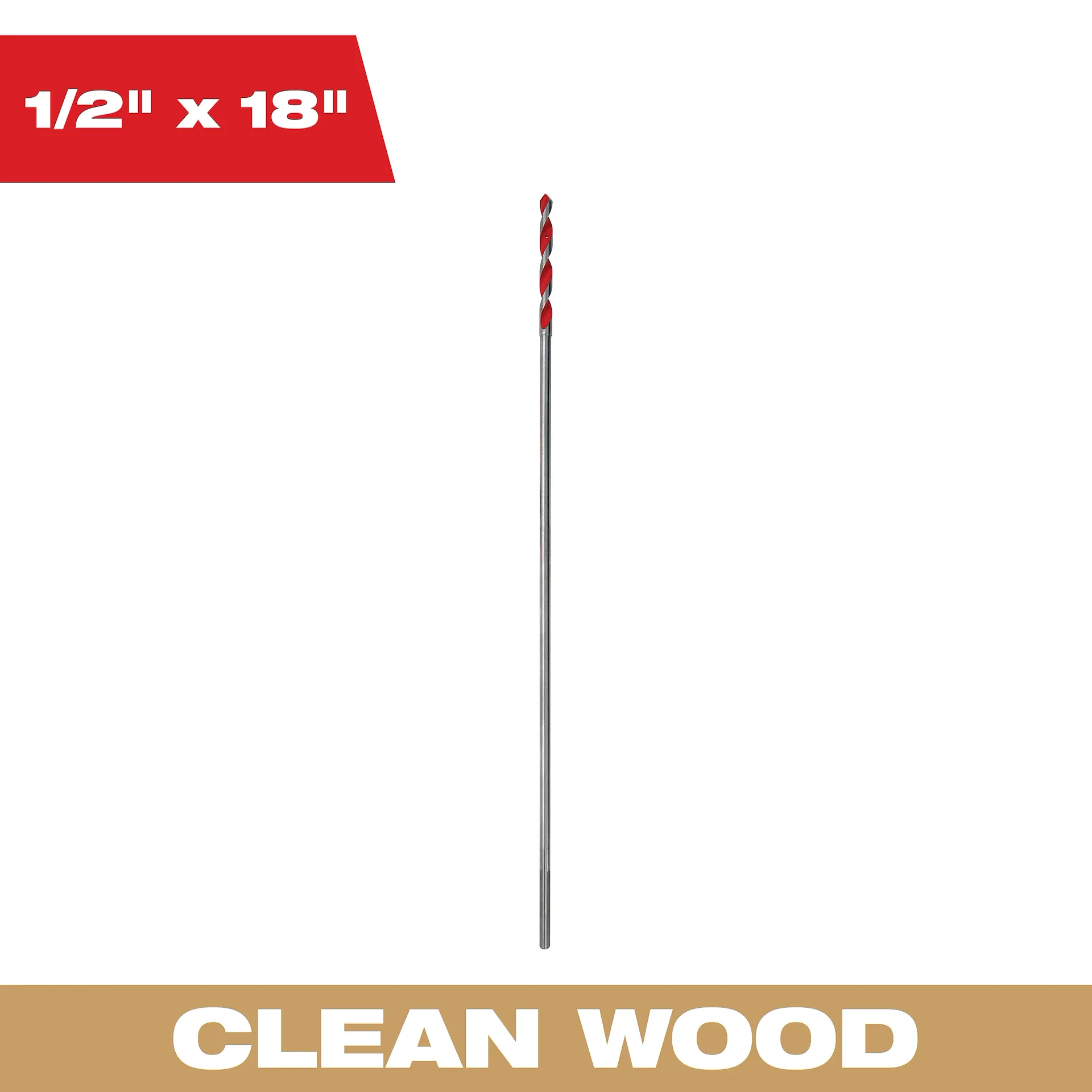 Milwaukee 1/2" x 457mm Bellhanger Drill Bit 48137249 - Image 2
