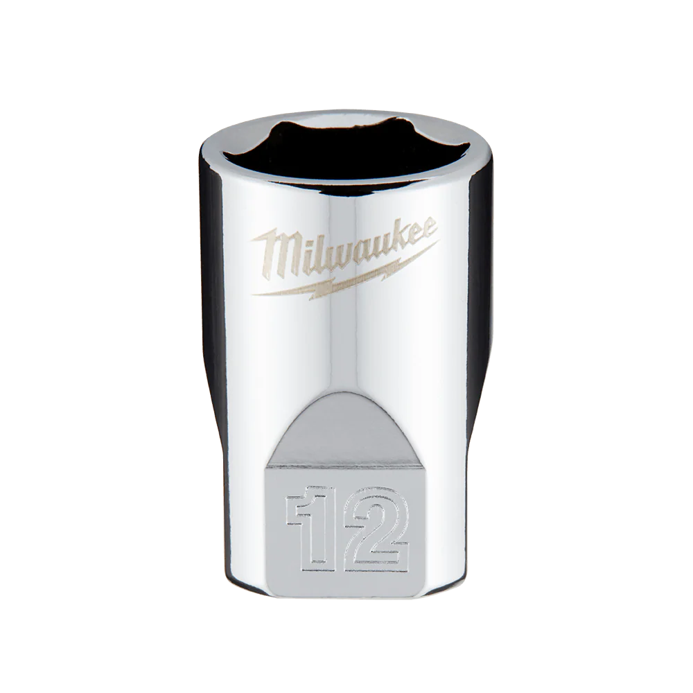 Milwaukee 1/4" Drive Socket Metric Standard 12mm - 45349038