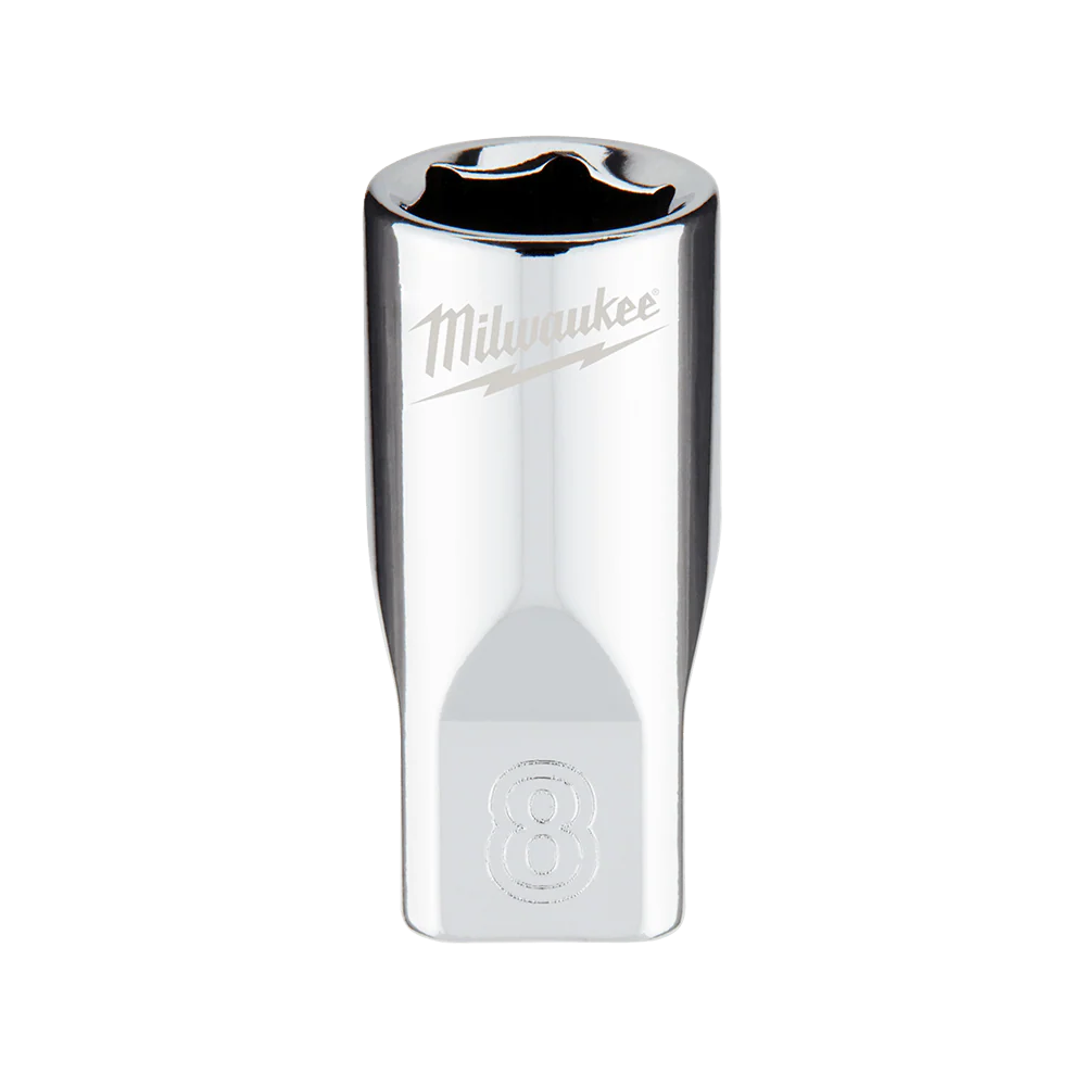 Milwaukee 1/4" Drive Socket Metric Standard 8mm - 45349034