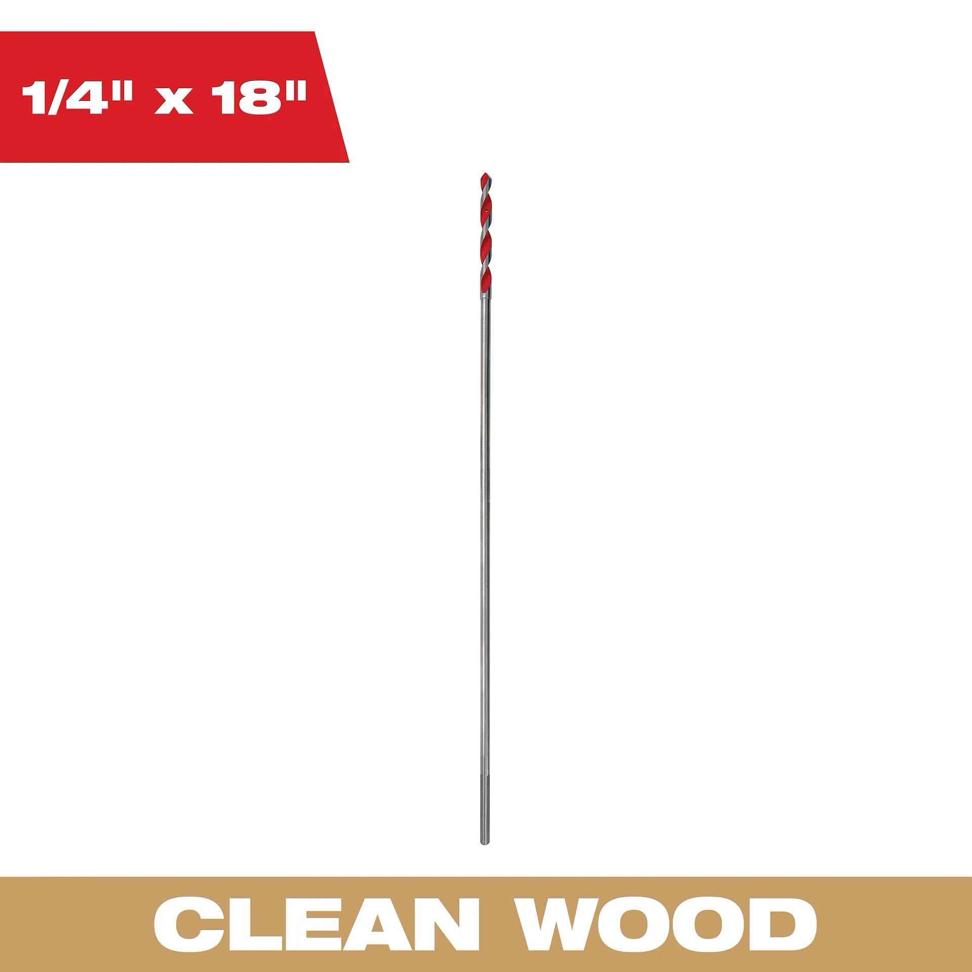 Milwaukee 1/4" x 457mm Bellhanger Drill Bit 48137225 - Image 2
