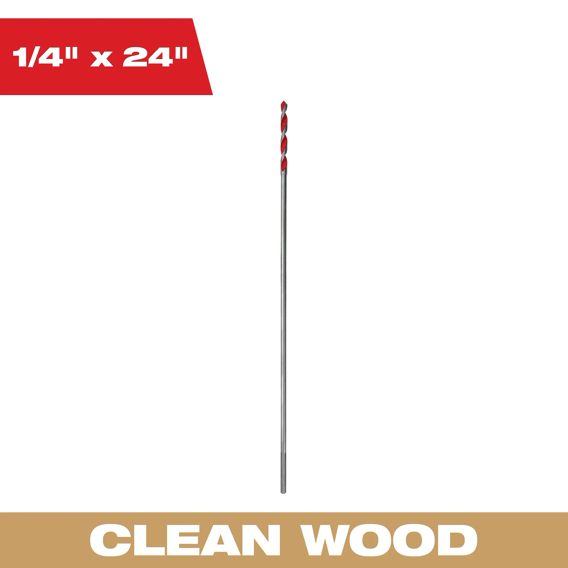 Milwaukee 1/4" x 609mm Bellhanger Drill Bit 48137325 - Image 2