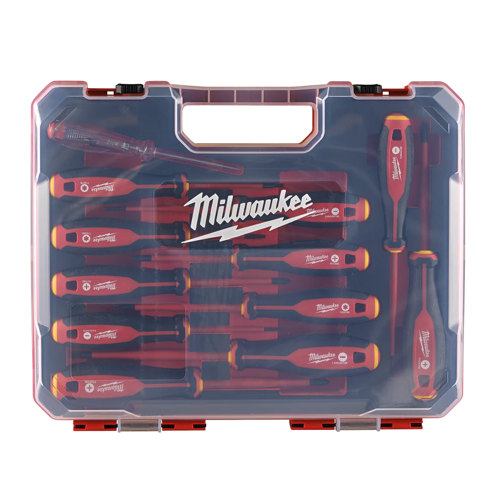 Milwaukee 12 Piece VDE Screwdriver Set - 4932479095