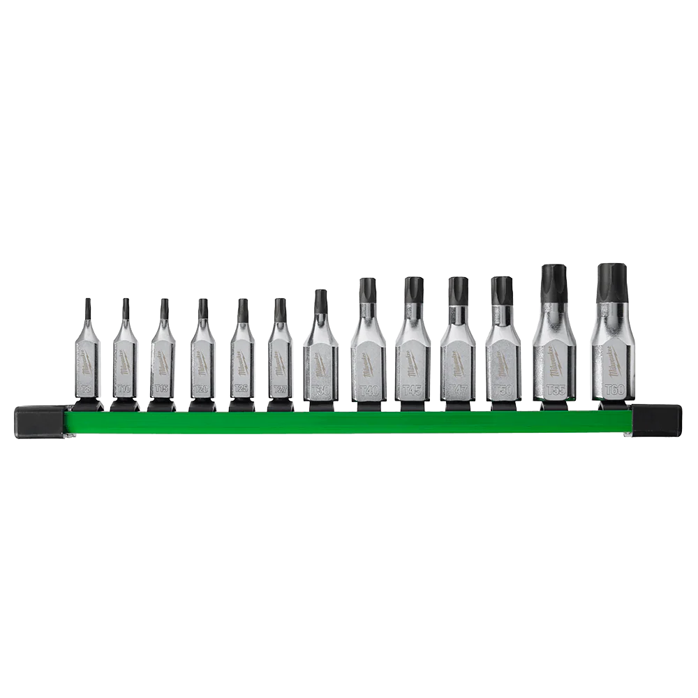 Milwaukee 13pc 1/4” and 3/8” Drive Torx Bit Socket Set - 48229532