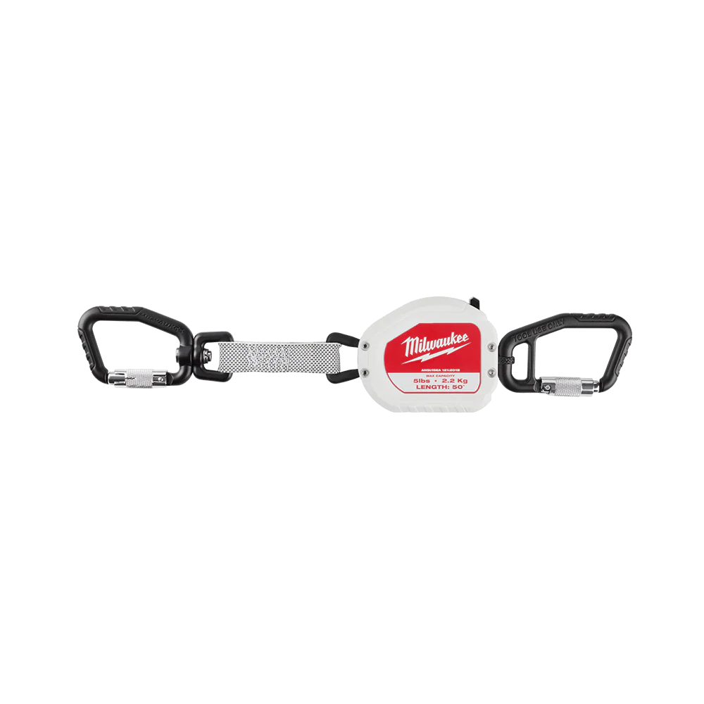 Milwaukee 2.2kg (5lb) Retractable Lanyard 1 Pack - 48228825