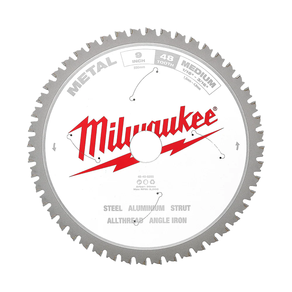 Milwaukee 230mm (9") 48T Metal Circular Saw Blade - 48408255