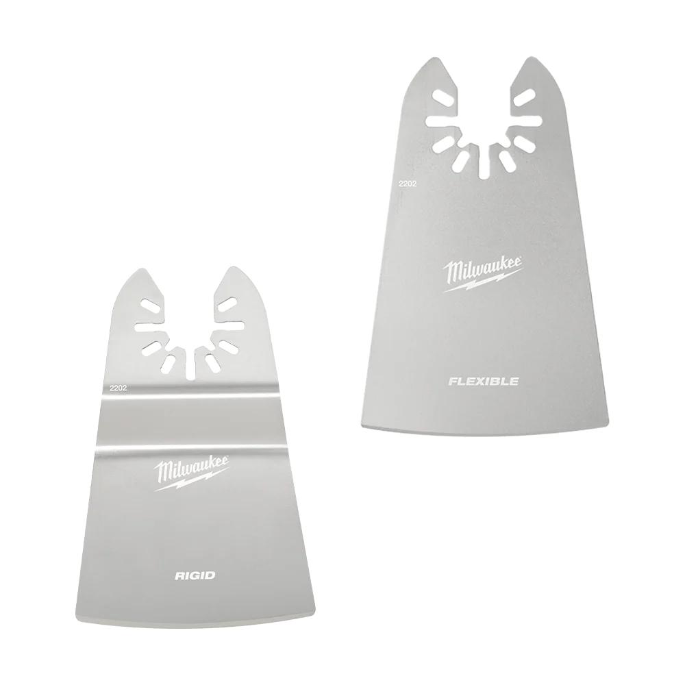 Milwaukee 2PC 50mm (2") Rigid & 50mm (2") Flexible Scraper Variety Pack, Open-Lok™ - 49252202