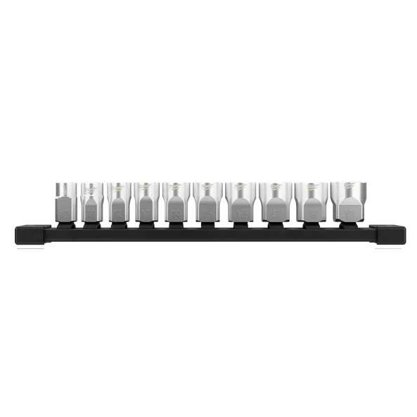 Milwaukee 3/8" Drive 10pc Metric Socket Set with Storage Rail - 48229503