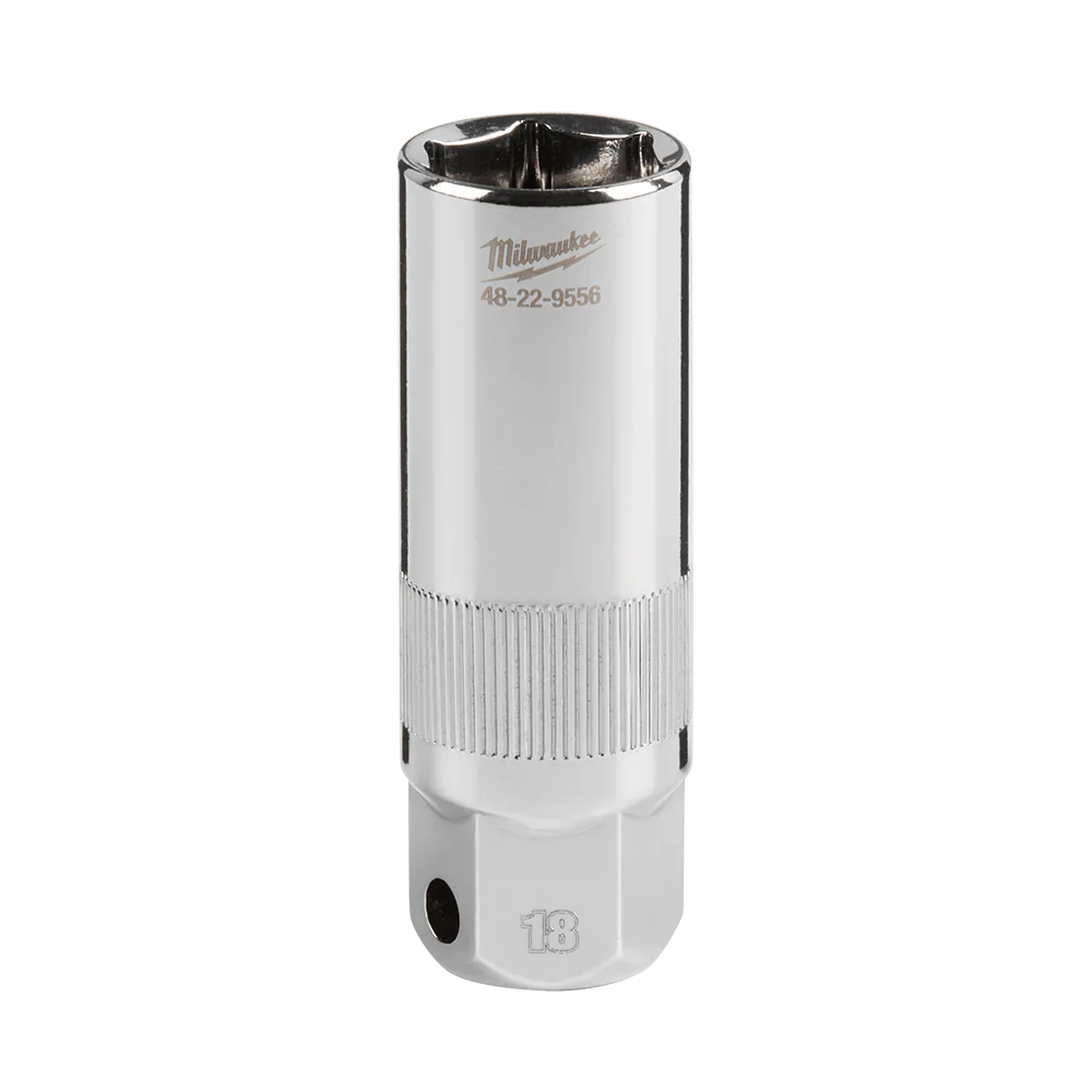Milwaukee 3/8” Drive 18MM Spark Plug Socket - 48229556