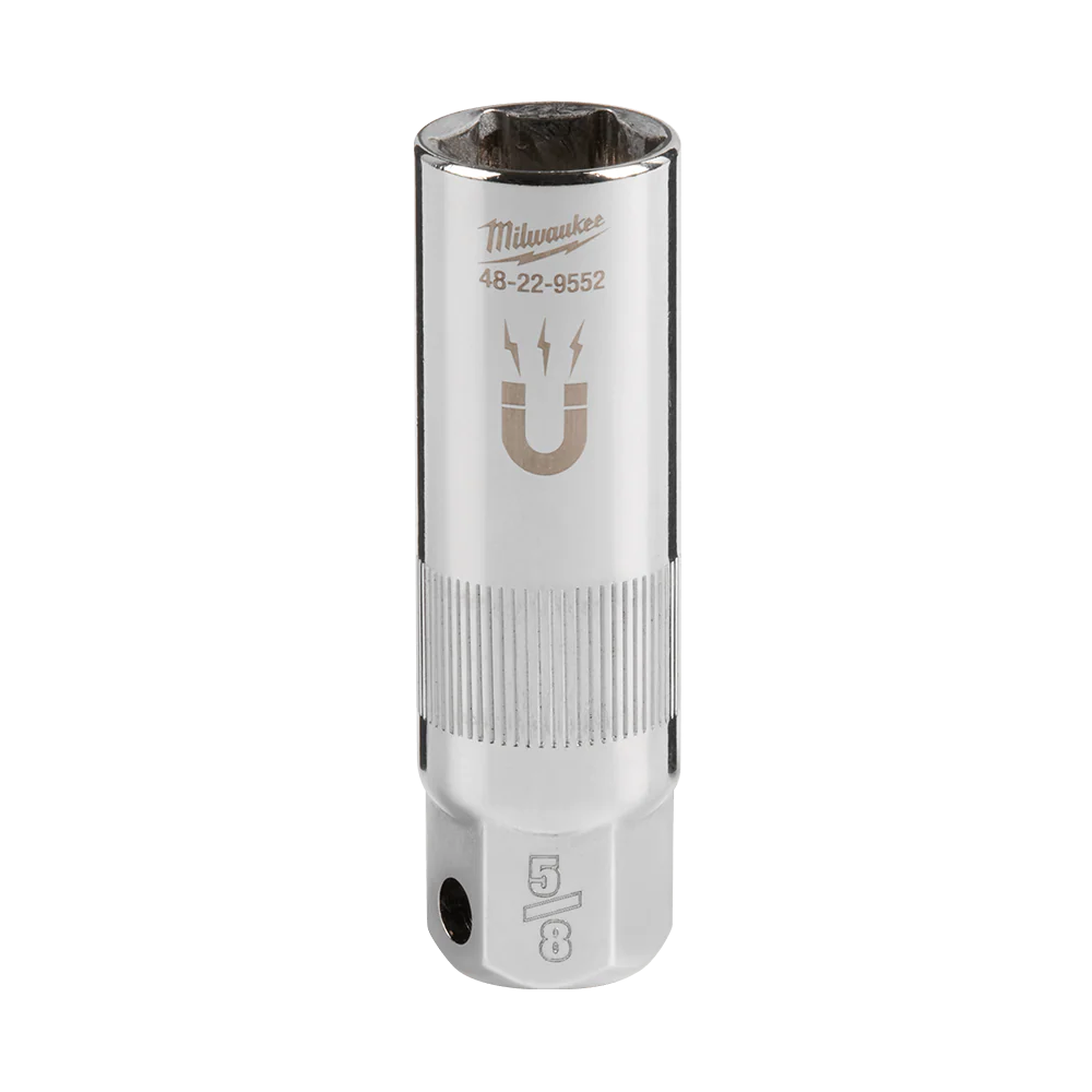 Milwaukee 3/8” Drive 5/8” Magnetic Spark Plug Socket - 48229552