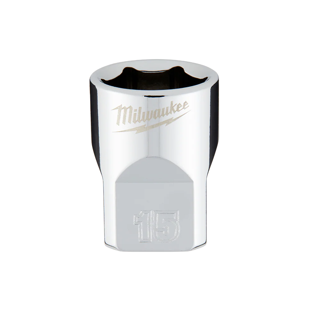 Milwaukee 3/8" Drive Socket Metric Standard 15mm - 45349085