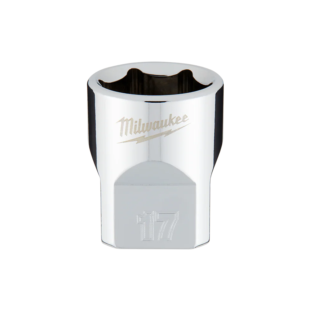 Milwaukee 3/8" Drive Socket Metric Standard 17mm - 45349087