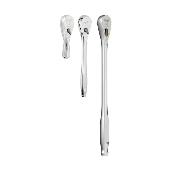 Milwaukee 3 Piece Standard Ratchet Set - 48229110