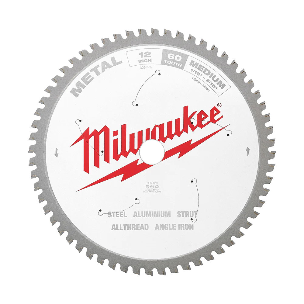 Milwaukee 305mm (12") 60T Metal Circular Saw Blade - 48408265