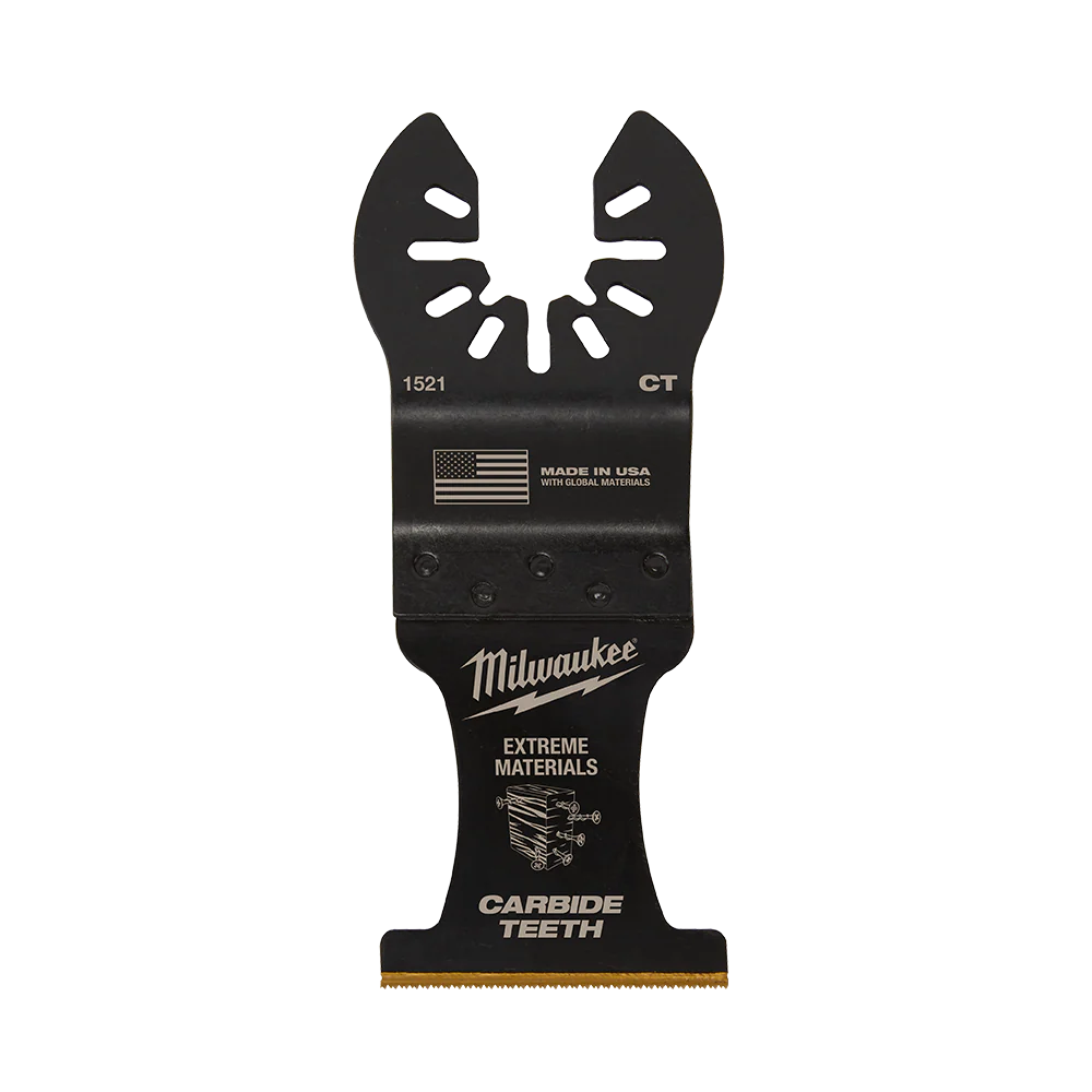 Milwaukee 35mm (1-3/8") Extreme Material Titanium Enhanced Carbide Teeth Blade, Open-Lok™ - 49251521