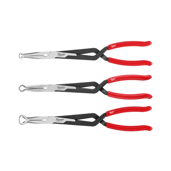 Milwaukee 3pc Long Reach Hose Grip Pliers Set - 48226563