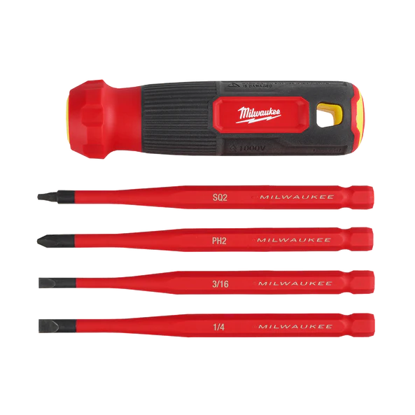 Milwaukee 4-in-1 1000v Insulated Multi-Bit Screwdriver  - 48222216