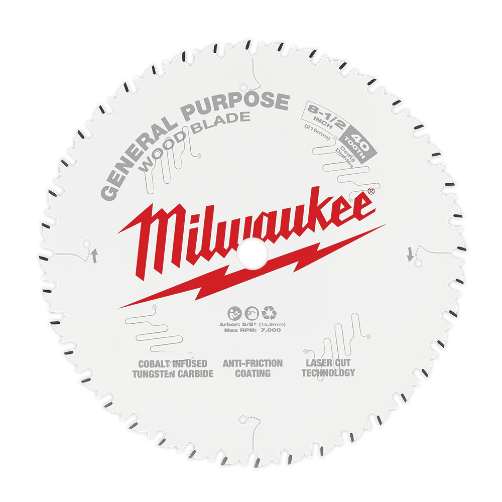 Milwaukee 8-1/4" 210mm 60T ULTRA FINE Blade - 48408824