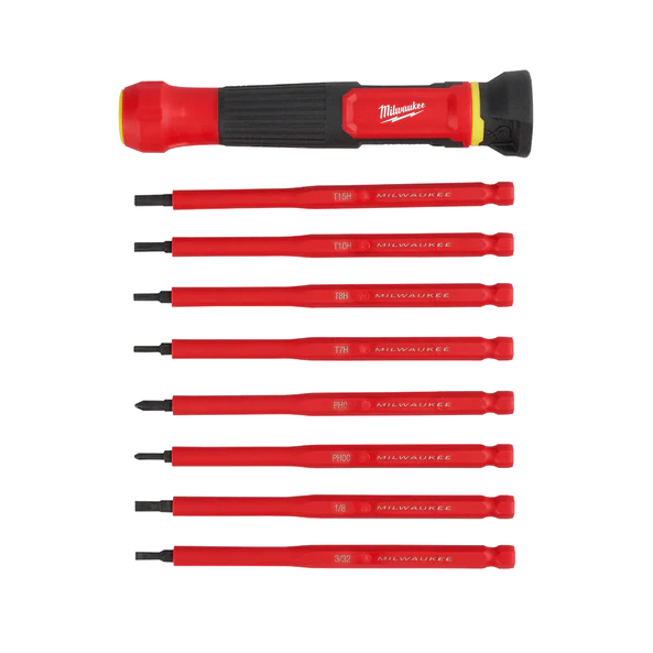 Milwaukee 8-in-1 1000v Insulated Precision Multi-Bit Screwdriver  - 48222217