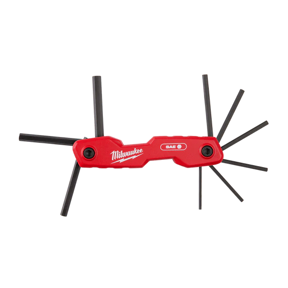 Milwaukee 9pce SAE Folding Hex Key Set - 48222181