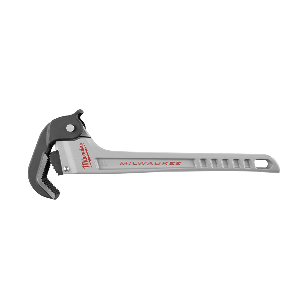 Milwaukee Aluminium Self Adjusting Pipe Wrench 457m (18”) - 48227418