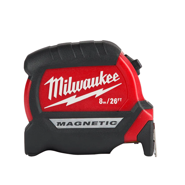 Milwaukee Compact Magtc Tape Measure 8m/26ft - 48220526