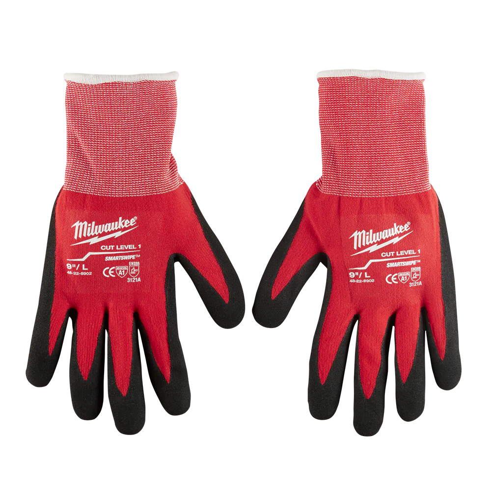Milwaukee Cut 1(A) Nitrile Dipped Gloves 1 Pack - M - 48228901