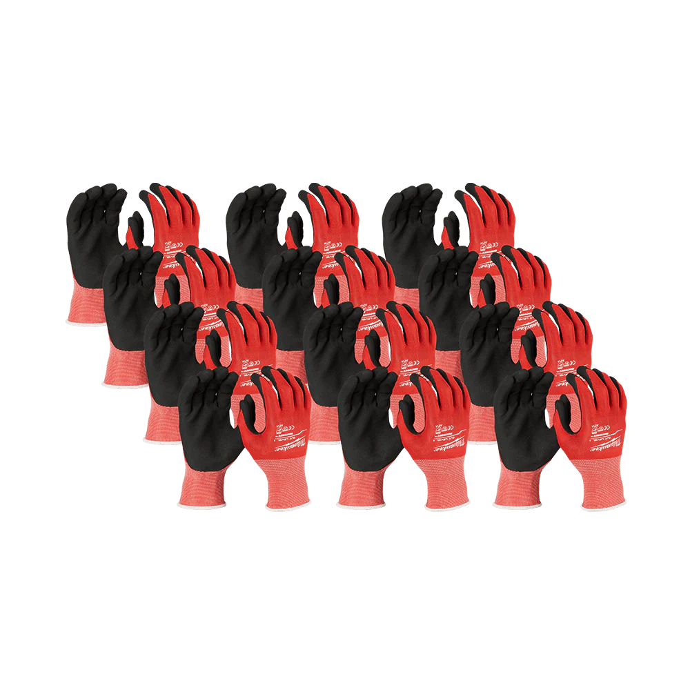 Milwaukee Cut 1(A) Nitrile Dipped Gloves 12 Pack - XL - 48228903A