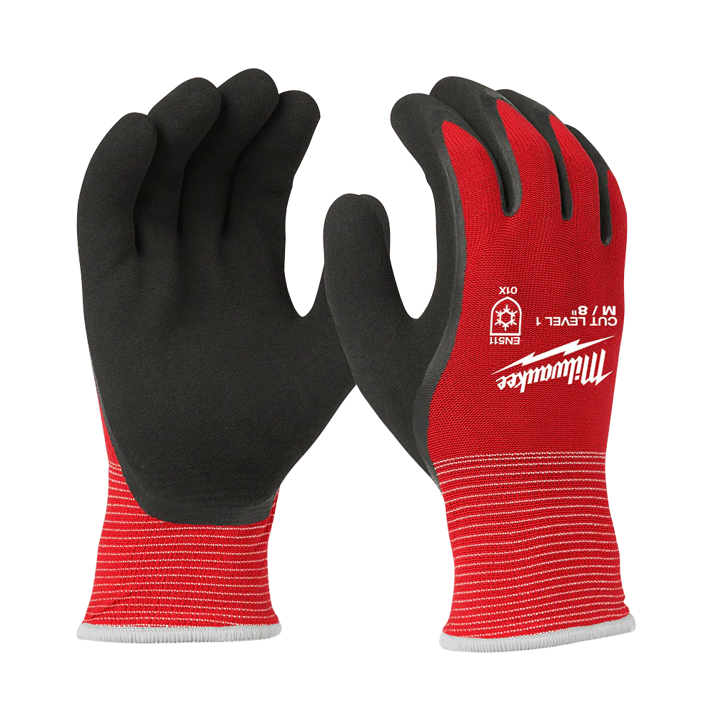 Milwaukee Cut 1(A) Winter Insulated Latex Double Dipped Gloves 1 Pack - XXL - 48228914