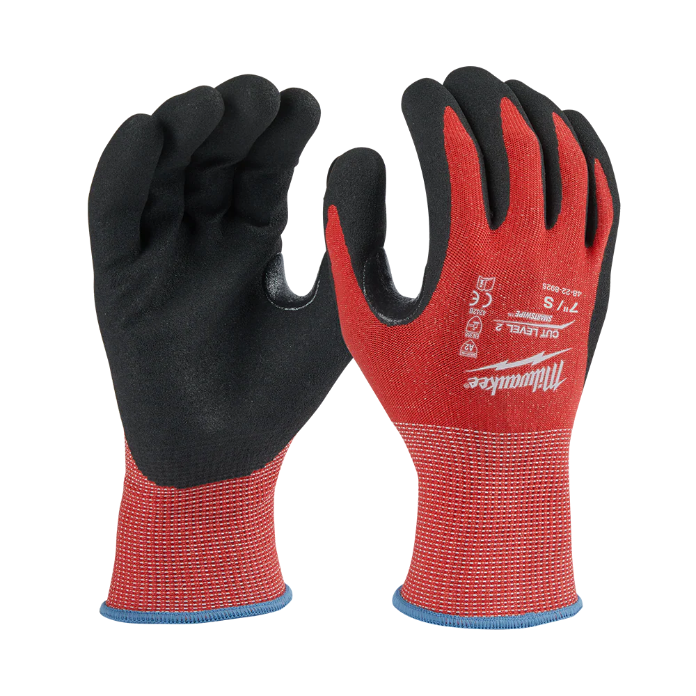 Milwaukee Cut 2(B) Nitrile Dipped Gloves 1 Pack  - M - 48228926