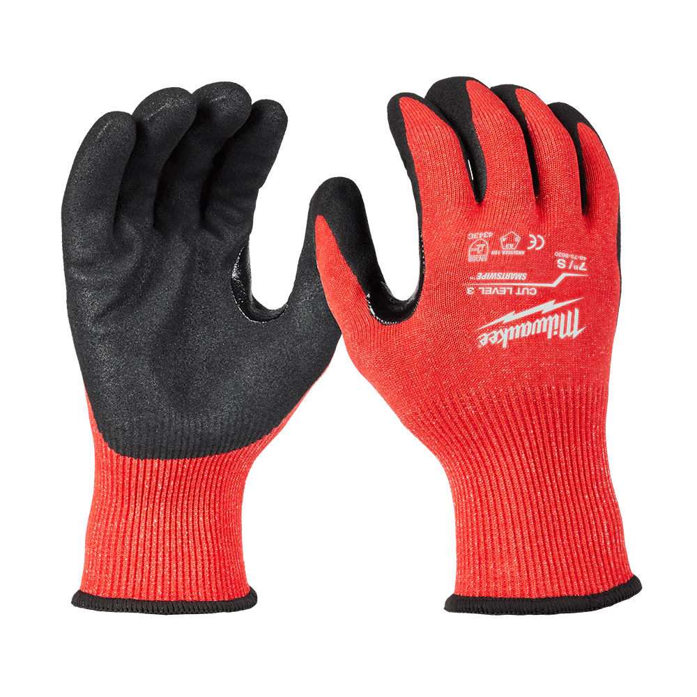 Milwaukee Cut 3(C) Nitrile Dipped Gloves 1 Pack - S - 48738630
