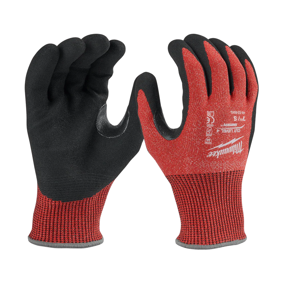 Milwaukee Cut 4(D) Nitrile Dipped Gloves 1 Pack - S - 48228945
