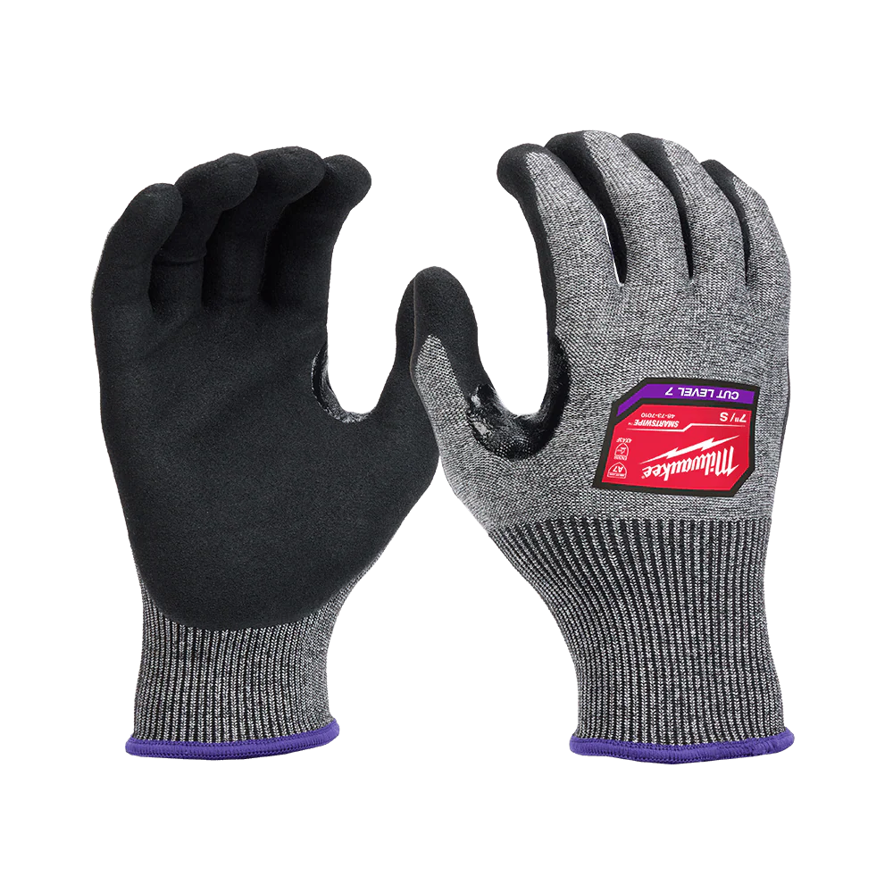 Milwaukee Cut 7(F) High Dexterity Nitrile Dipped Gloves 1 Pack - S - 48737010
