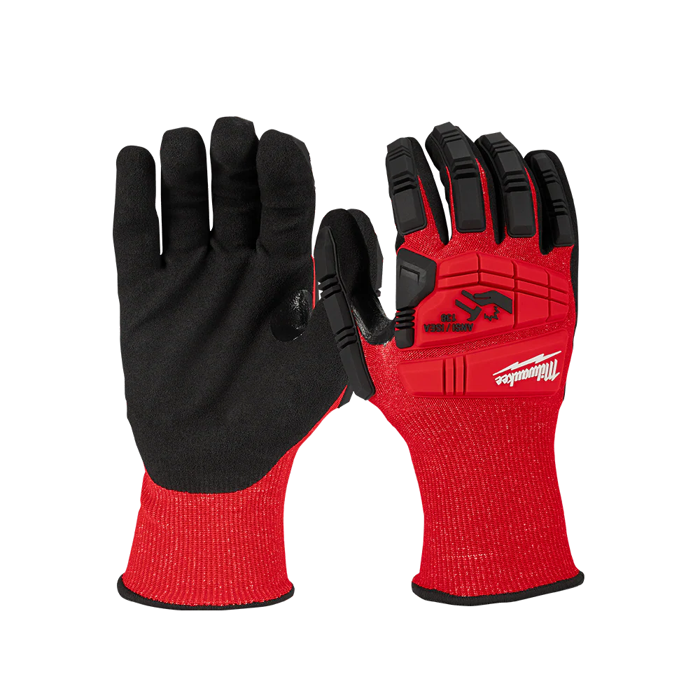 Milwaukee Impact Cut 3(C) Nitrile Dipped Gloves 1 Pack - S - 48228970