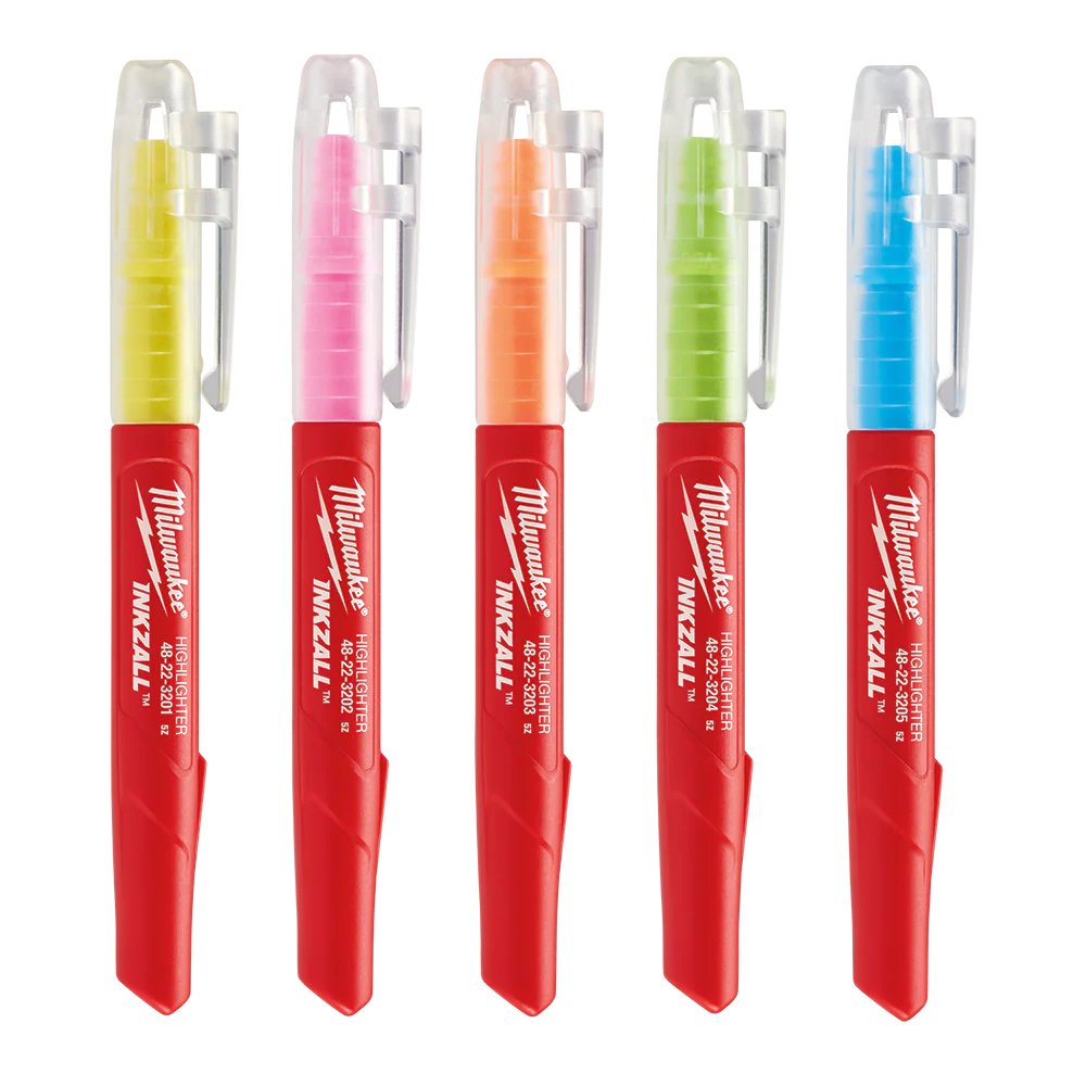 Milwaukee Inkzall Jobsite Highlight. Multi 5pk - 48223206