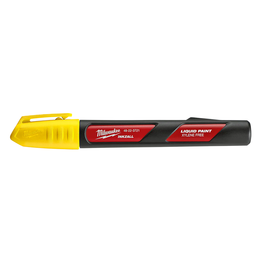 Milwaukee INKZALL™ Liq Paint Marker Yellow Counter Display Box  - 48223721