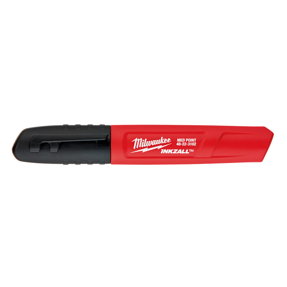 Milwaukee INKZALL™ Med Point Marker Black 2pk - 48223102