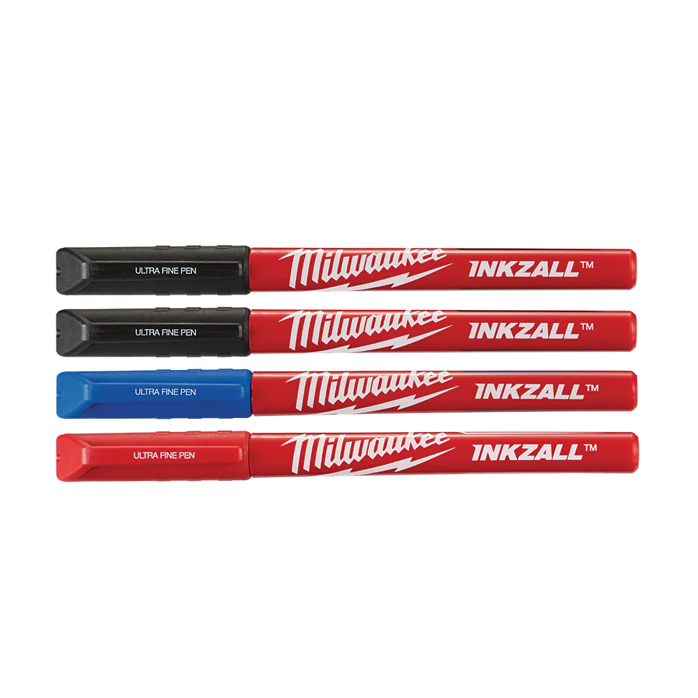 Milwaukee INKZALL™ Ultra Fine Pt Pen Multi 4pk - 48223165