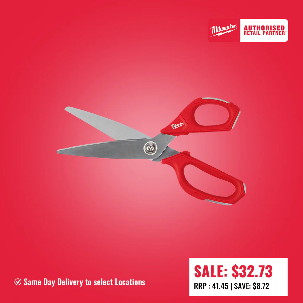 Milwaukee Jobsite Scissors Straight - 4932479409