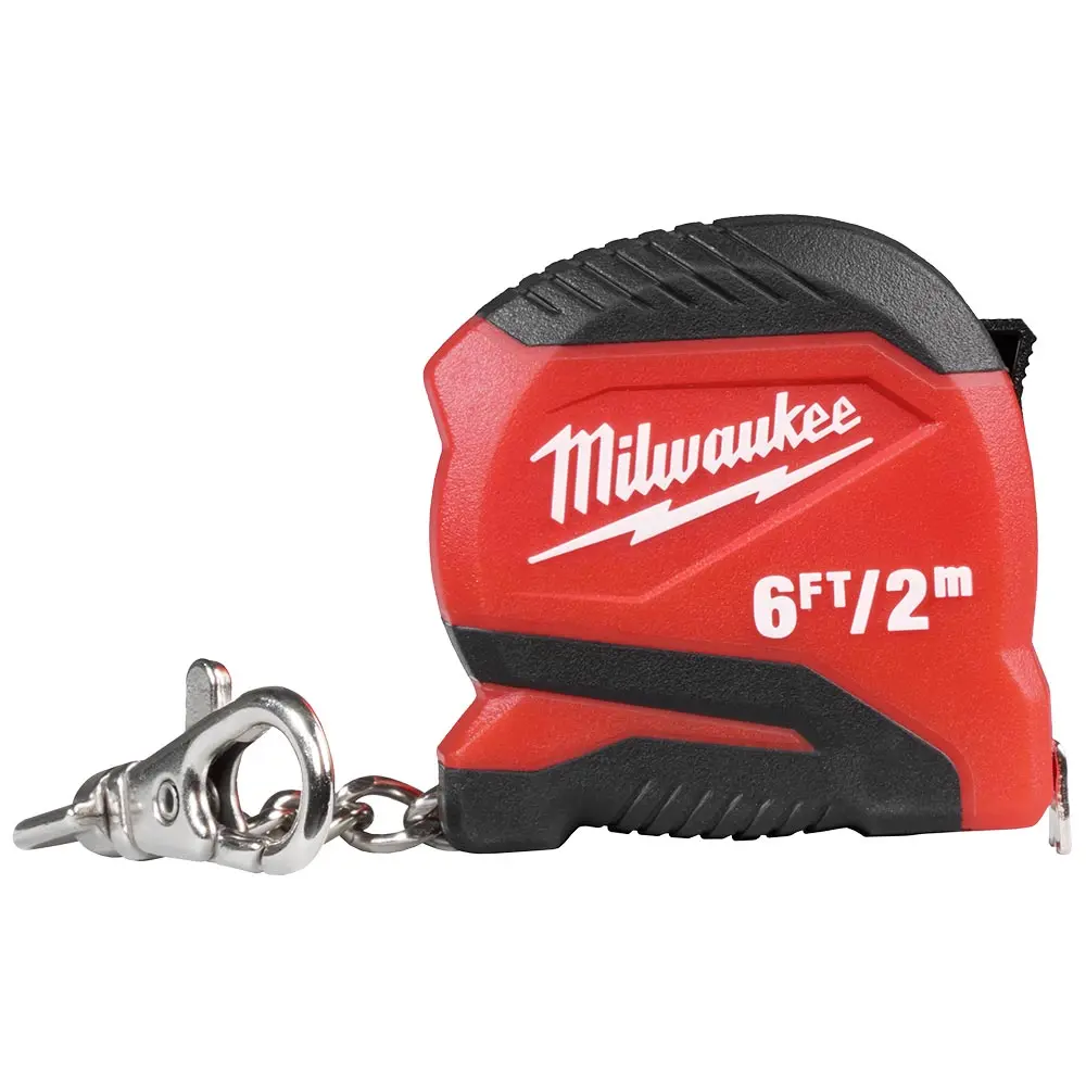 Milwaukee Keychain Tape Measure 2m/6ft - 48221706T