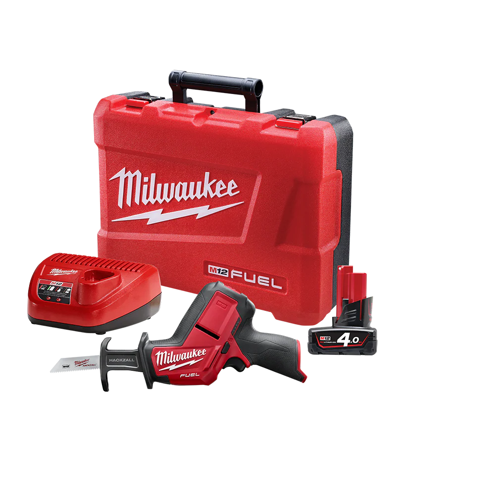 Milwaukee M12 FUEL™ HACKZALL™ Reciprocating Saw Kit (1x 4.0Ah, Case) - M12CHZ-401C