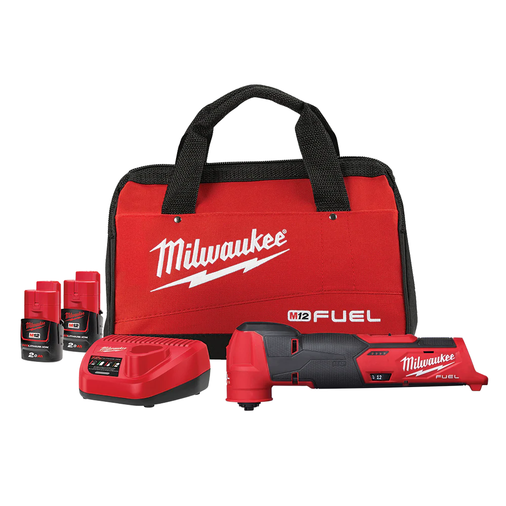 Milwaukee M12 FUEL™ Multi-Tool Kit (2x 2.0Ah, Bag) - M12FMT-202B