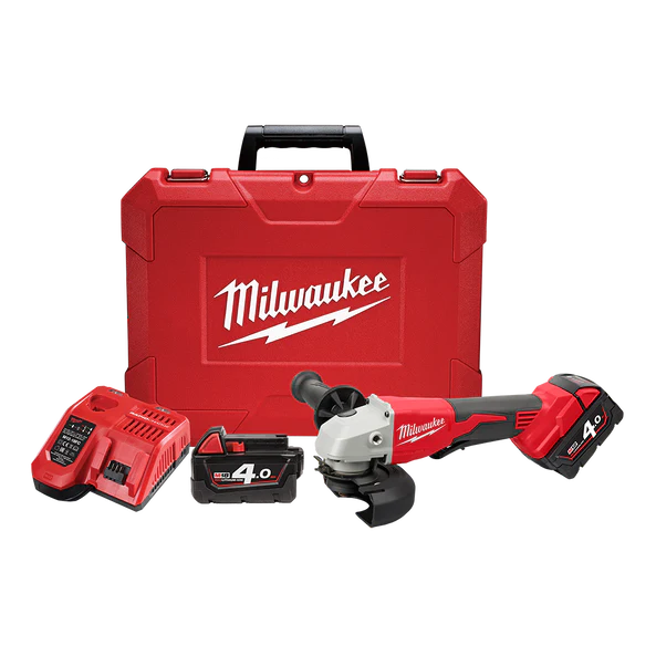 Milwaukee M18™ Brushless 125 mm (5") Angle Grinder with Deadman Paddle Switch Kit - M18BLSAG125XPD402C