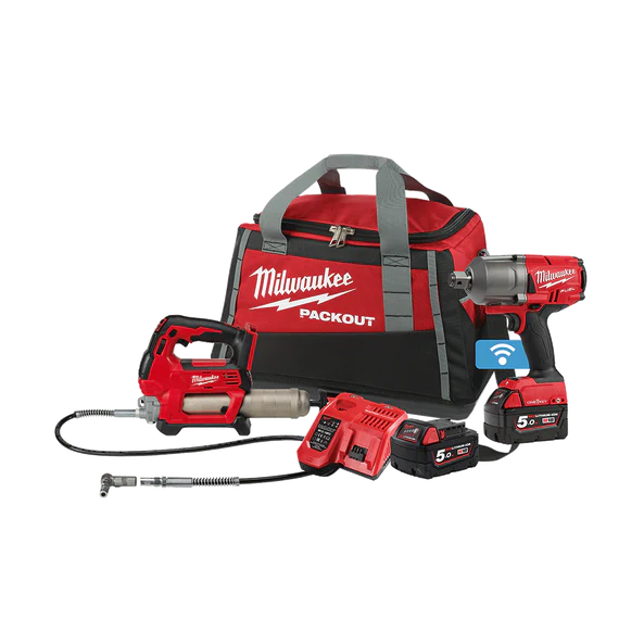 Milwaukee M18 FUEL™ 2 Piece Power Pack 2F2 (M18ONEFHIWF34-0, M18GG-0) - M18FPP2F2-502P