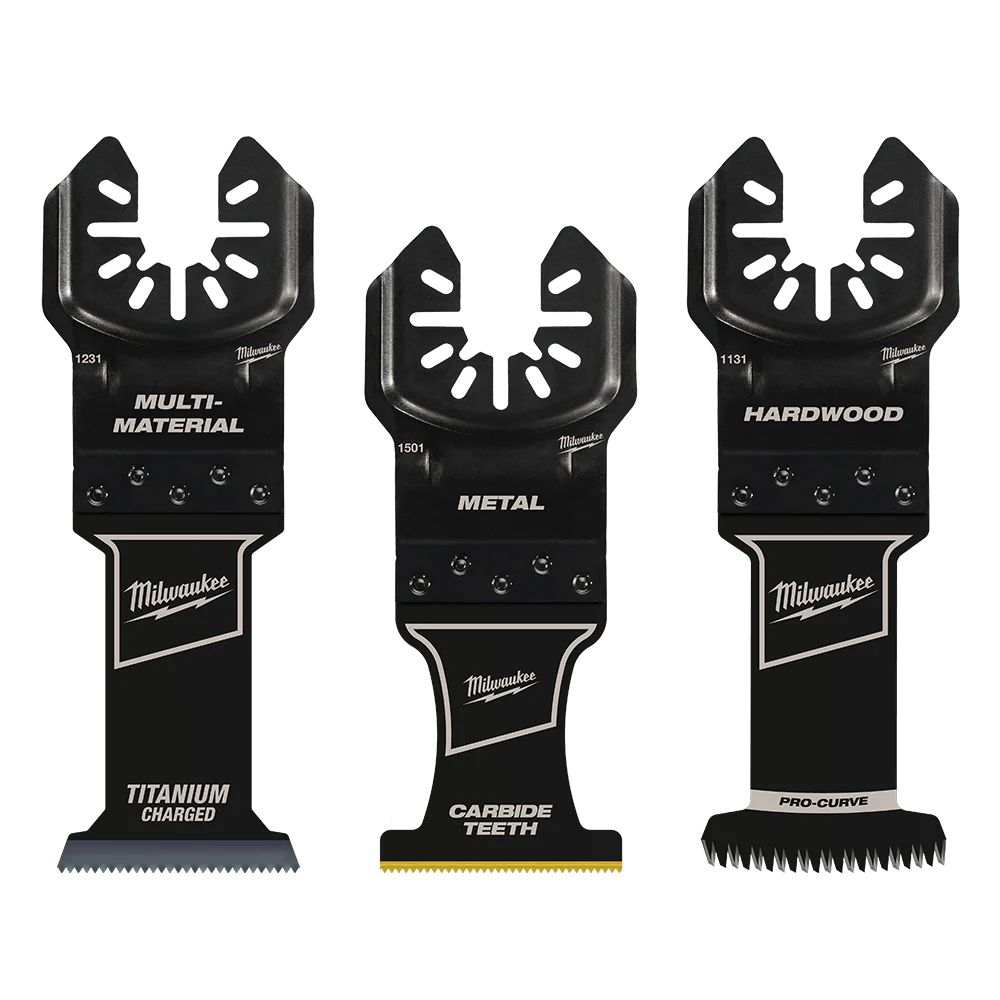 Milwaukee Open-Lok™ 3PC All Purpose Multi Tool Blade Variety Pack - 49109001