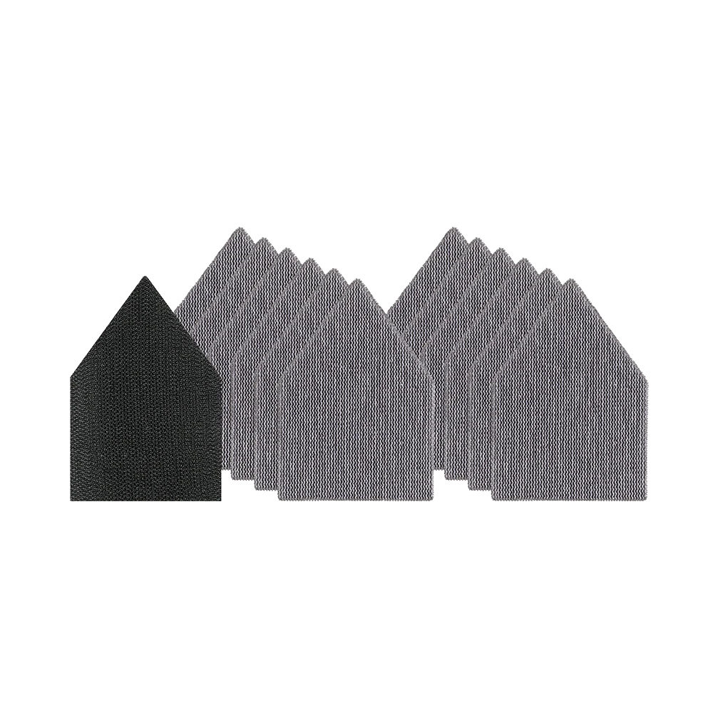 Milwaukee Pentagon 120 Grit POWERGRID™ H&L Mesh sanding sheets 12PK + Pad Saver (for M12FDSS only) - 48805120